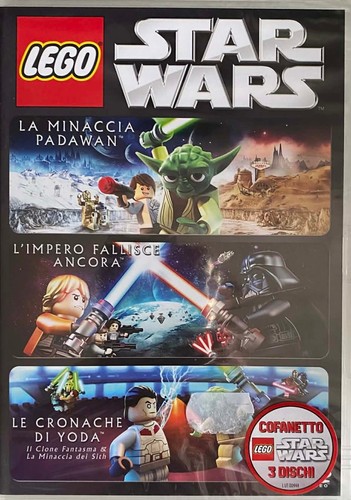 Lego star wars raro - box, dvd